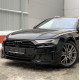 Автологотип черная эмблема Audi A6 C8 2019- Black Edition в решетку радиатора 8T0853605