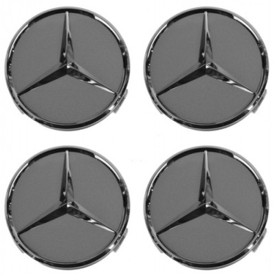 Колпачок на титановый диск Mercedes-Benz A2204000125 70-75мм графит