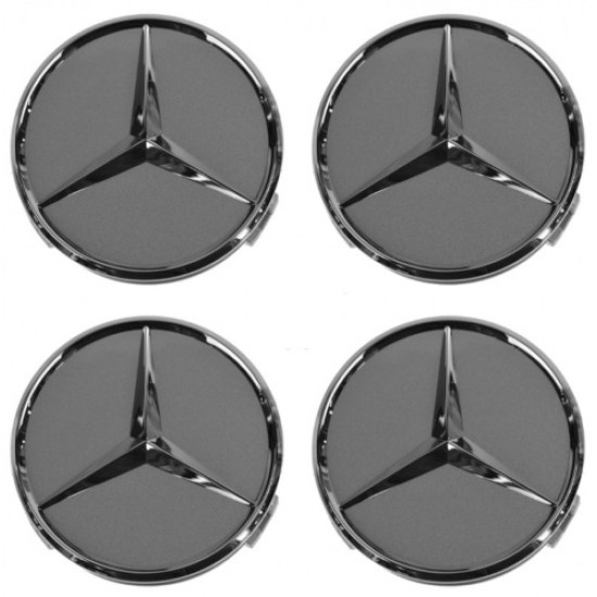 Ковпачок на титановий диск Mercedes-Benz A2204000125 70-75мм графіт