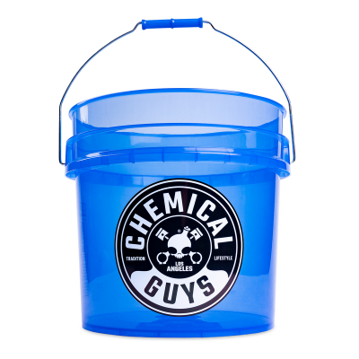 Відро для мийки автомобіля Chemical Guys Bucket Blue прозоре голубе 16,5л