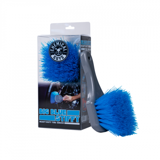 Щетка для чистки шин и жесткого пластика Chemical Guys Big Blue Stiffy Heavy Duty Tire Brush