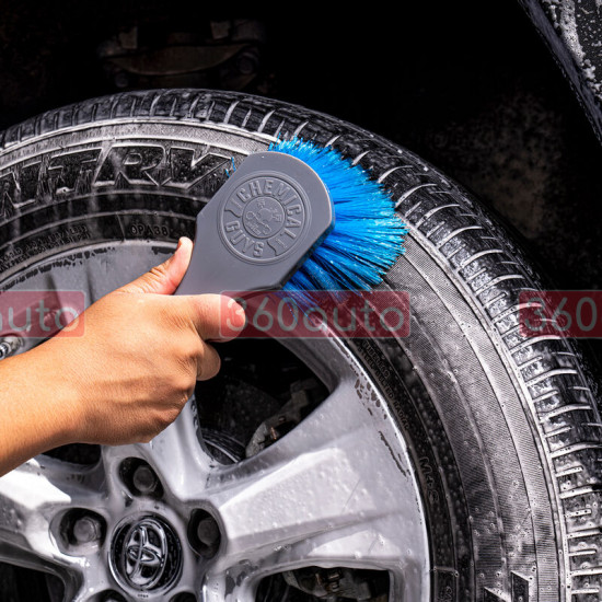 Щетка для чистки шин и жесткого пластика Chemical Guys Big Blue Stiffy Heavy Duty Tire Brush