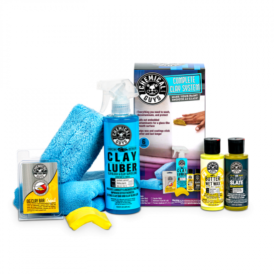 Набір очистки авто глиною Chemical Guys Complete Clay System Kit