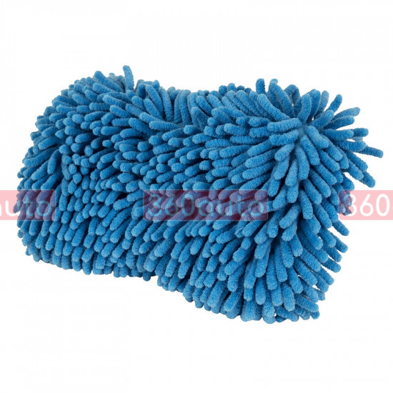 Мочалка синельна Chemical Guys Ultimate Two Sided Chenille Microfiber Wash Sponge, Blue