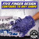 Рукавичка Chemical Guys Furry Five Finger Stranger Helpful Handy Detailing Mitt