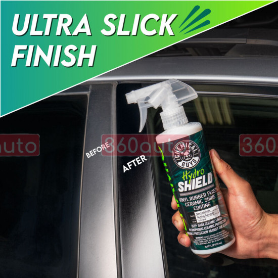 Керамика для винила, резины, пластика Chemical Guys HydroShield Vinyl, Rubber, Plastic Ceramic Shine Coating 473мл