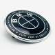 Эмблема на крышку багажника BMW Юбилейная 50 лет Motorsport Black надпись 74мм