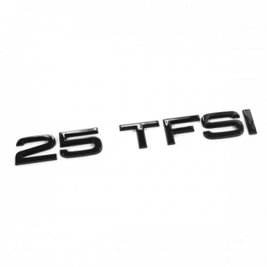 Автологотип шильдик емблема напис Audi 25 TFSI black 82A853744T94