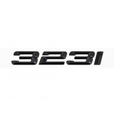 Автологотип шильдик емблема напис BMW 323i Black Shadow Edition