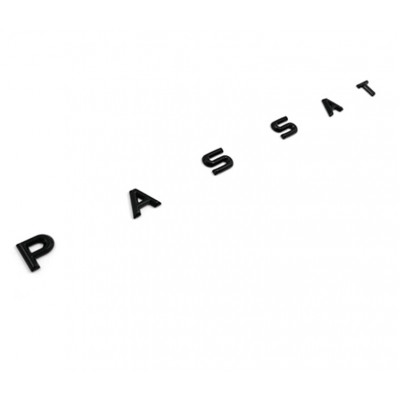 Автологотип шильдик эмблема надпись Volkswagen Passat NEW на крышку багажника черный глянец