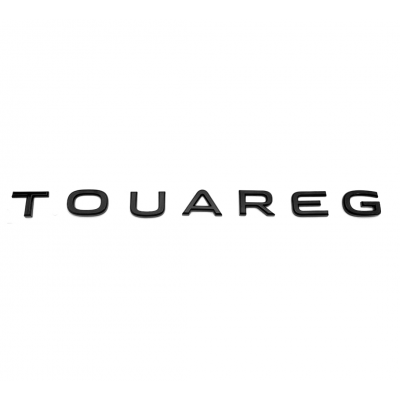 Автологотип шильдик эмблема надпись Volkswagen Touareg New черная на багажник