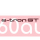 Автологотип шильдик эмблема надпись E-tron GT Black Edition на крышку багажника 4J3853741CT94