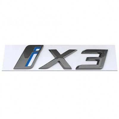 Автологотип шильдик эмблема надпись BMW iX3 Black Shadow Edition