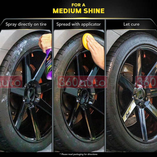 Гибридно керамическое чернение для резины Meguiar`s Hybrid Ceramic Tire Shine 473 мл G230416