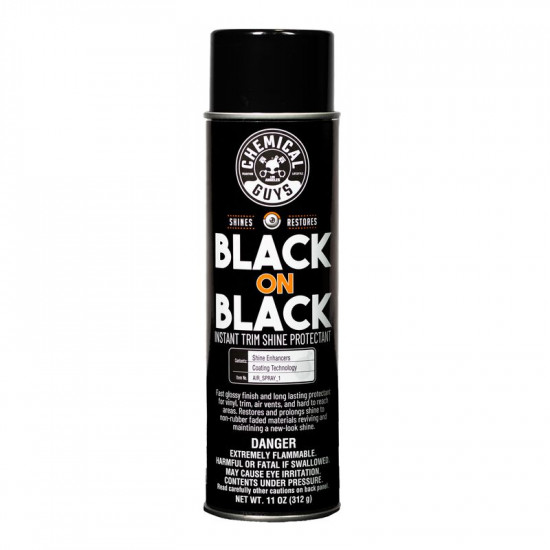 Пропитка аерозольна для пластику Chemical Guys Black On Black Instant Shine