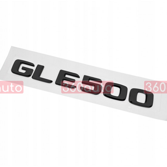 Автологотип шильдик эмблема надпись Mercedes GLE500 черный глянец 360auto-409814