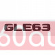 Автологотип шильдик эмблема надпись Mercedes GLE63 черный глянец 360auto-409815