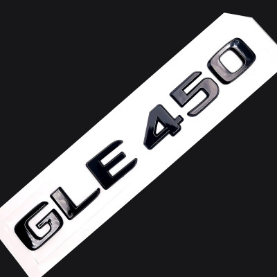 Автологотип шильдик емблема напис Mercedes GLE450 чорний глянець 360auto-409817