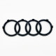 Автологотип черная эмблема Audi A5 2020- Black Edition в решетку радиатора 8W0071801