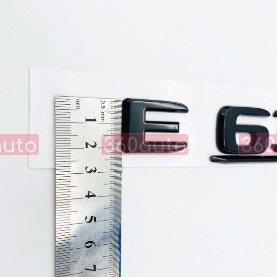Автологотип шильдик эмблема надпись Mercedes E63s black red 360auto-414139