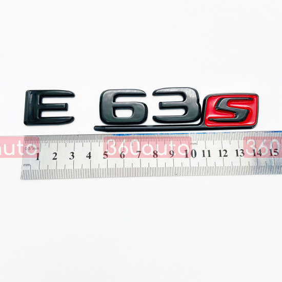Автологотип шильдик емблема напис Mercedes E63s black red 360auto-414139