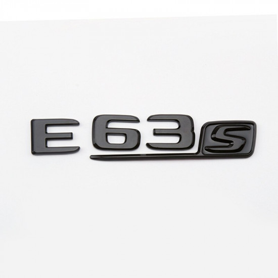 Автологотип шильдик эмблема надпись Mercedes E63s black 360auto-414140