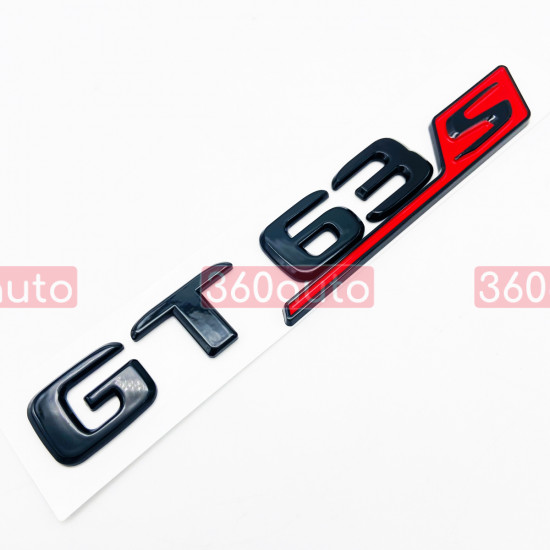 Автологотип шильдик емблема напис Mercedes GT63s black red 360auto-414143