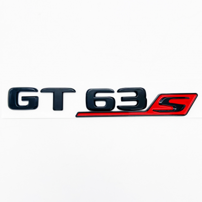 Автологотип шильдик емблема напис Mercedes GT63s black red 360auto-414143