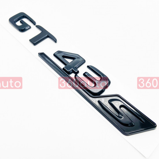 Автологотип шильдик емблема напис Mercedes GT43s black 360auto-414145