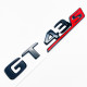 Автологотип шильдик эмблема надпись Mercedes GT43s black red 360auto-414146