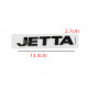 Автологотип шильдик емблема напис Volkswagen Jetta чорний на кришку багажника
