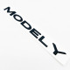 Автологотип шильдик емблема напис Tesla Model Y Performance Mat Black
