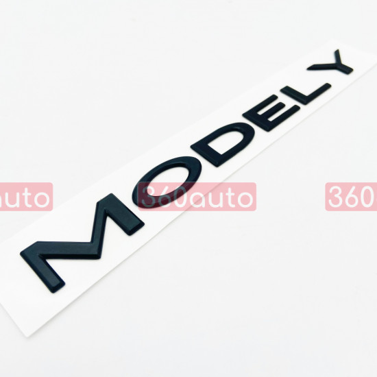 Автологотип шильдик емблема напис Tesla Model Y Performance Mat Black