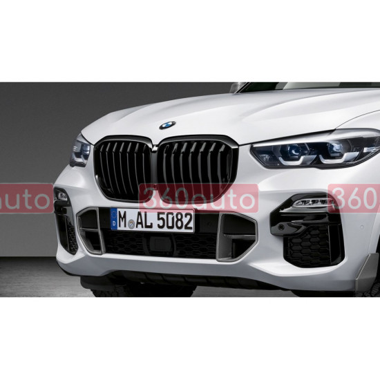 Решітка радіатора на BMW X5 G05 2018-2022 Shadow Line night vision оригінал 51138096591