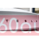 Автологотип шильдик эмблема надпись Tesla Performance Black черный матовый 50см