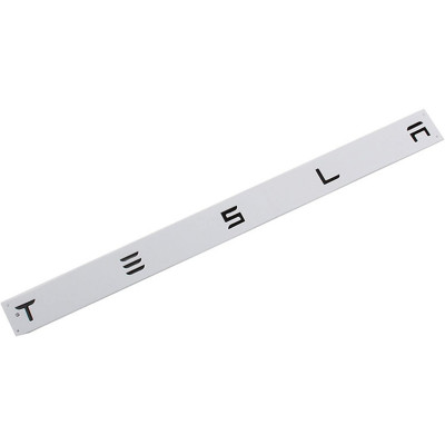 Автологотип шильдик эмблема надпись Tesla Performance Black 50см