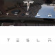 Автологотип шильдик эмблема надпись Tesla Performance хром 50см