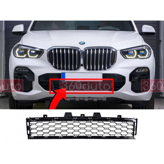 Решетка переднего бампера на BMW X5 G05 2018-2022 M-Paket оригинал 51118069208