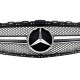 Решетка радиатора на Mercedes C-class W205 2014-2018 AMG стиль серая MB-W205180