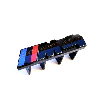 Автологотип шильдик эмблема надпись BMW M4 Black Shadow Edition в решетку радиатора