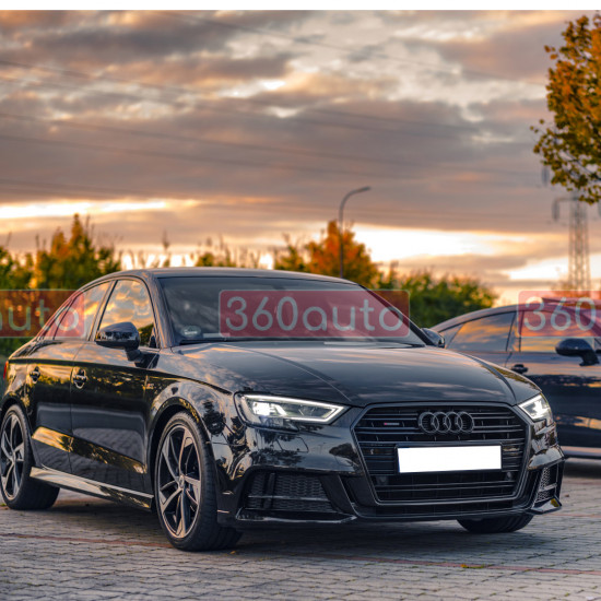 Передній бампер на Audi A3 2016-2020 S-Line Седан