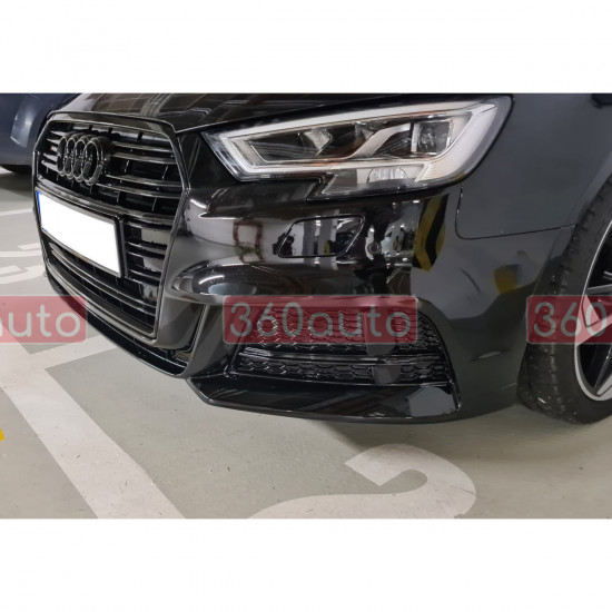 Передній бампер на Audi A3 2016-2020 S-Line Седан