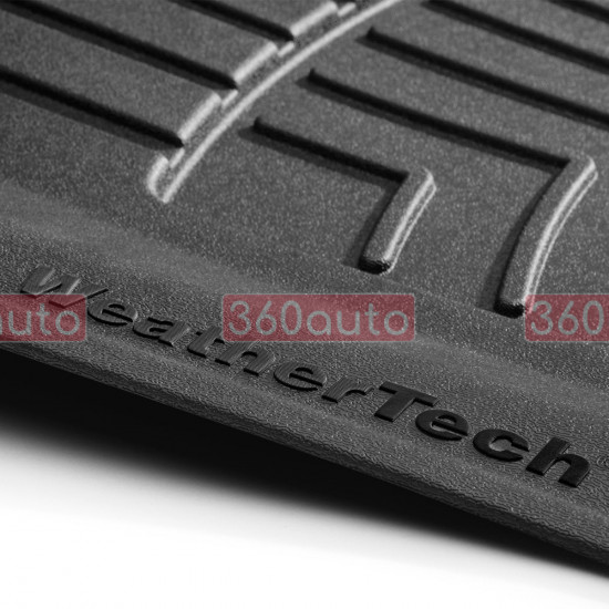 3D килимки для Mercedes EQE 2023- SUV бежеві задні WeatherTech 4517734
