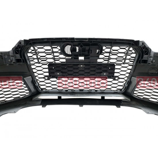 Передний бампер на Audi A6 C7 2014-2018 в стиле RS6