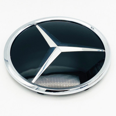 Емблема в решітку радіатора Mercedes A-Class  W176 2012-2018 дзеркальна зірка під дистронік