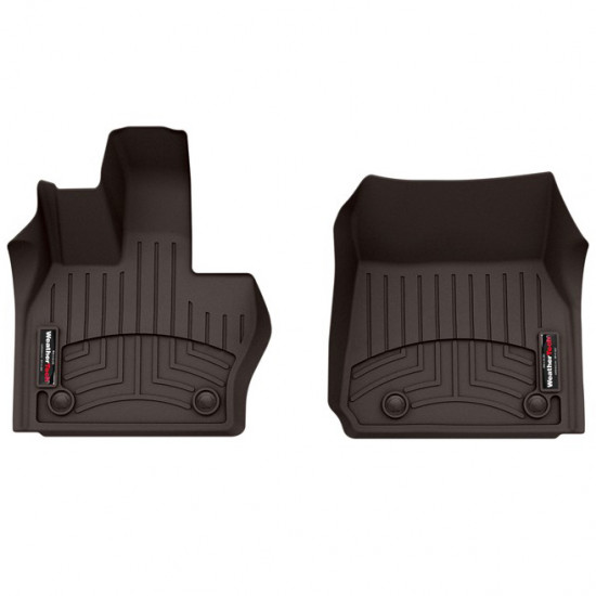 3D килимки для Land Rover Range Rover, Range Rover Sport 2022- какао передні WeatherTech 4717531