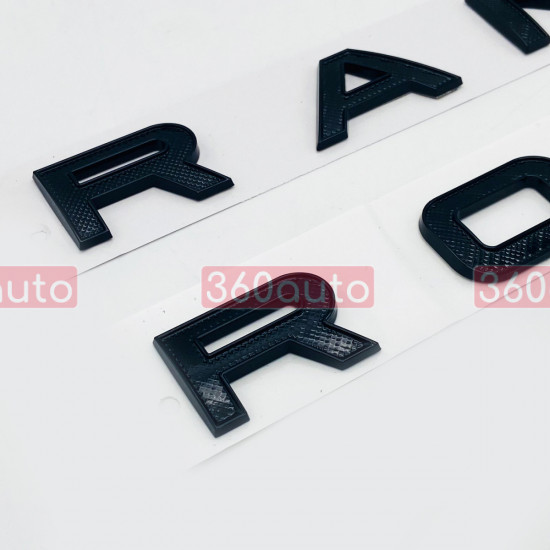 Автологотип шильдик эмблема надпись Range Rover LR076943 для комплектации SVAutobiography black
