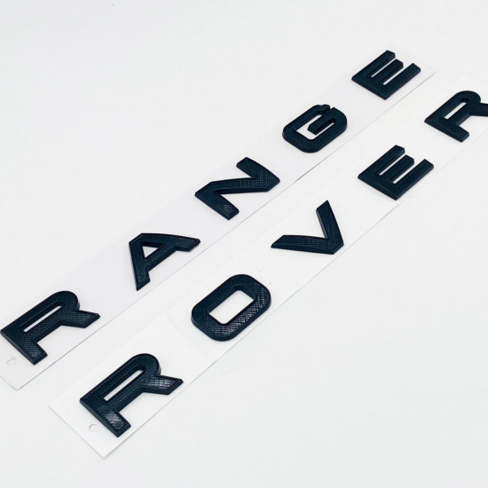 Автологотип шильдик эмблема надпись Range Rover LR076943 для комплектации SVAutobiography black