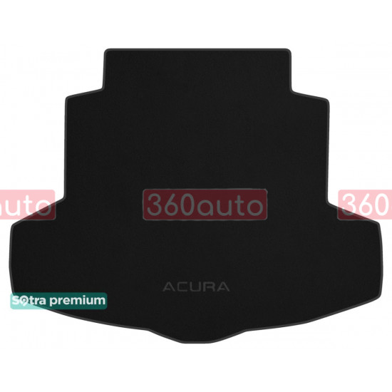 Двухслойные коврики Sotra Premium Black для Acura TLX (mkII)(багажник) 2020→ (ST 91012-CH-Black)