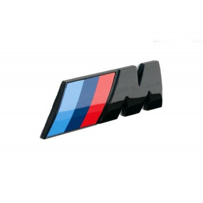 Автологотип шильдик логотип надпись BMW M Black Shadow Edition в радиаторной решетке